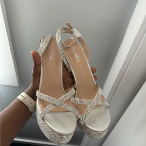 Fashion Nova Silver Heels Elegant Design